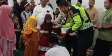 Satlantas Polresta Bulungan Gelar Kegiatan Peduli Kemanusiaan: Santuni Anak Yatim dan Kaum Dhuafa di 10 Muharram 1447 H