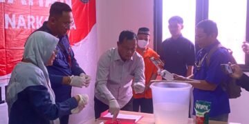 Polresta Bulungan Musnahkan Barang Bukti Narkotika Jenis Sabu Seberat 5,94 Gram