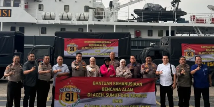 AKPOL 91 Baksos: Lebih dari 6,4 Ton Bantuan Disalurkan untuk Korban Bencana di Sumatera