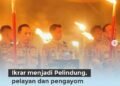 Ikrar Ksatria Bhayangkara Menggema di Malam Renungan Apel Kasatwil 2025