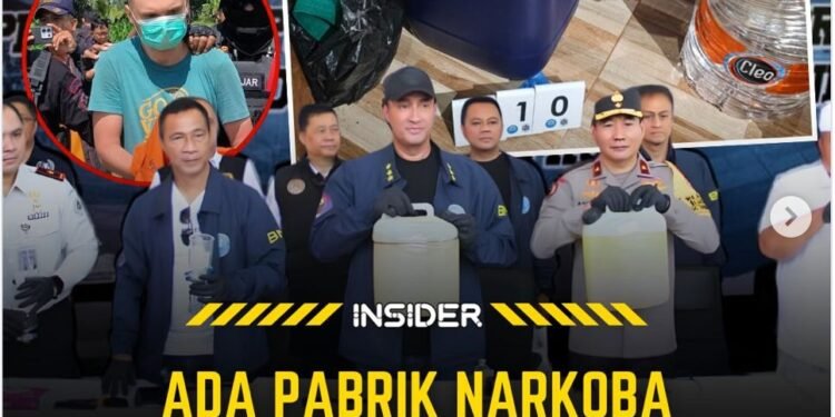 Bongkar Pabrik Narkoba di Bali BNN Sita 7.8 KG Party Drugs Dan 223 KG Bahan Baku